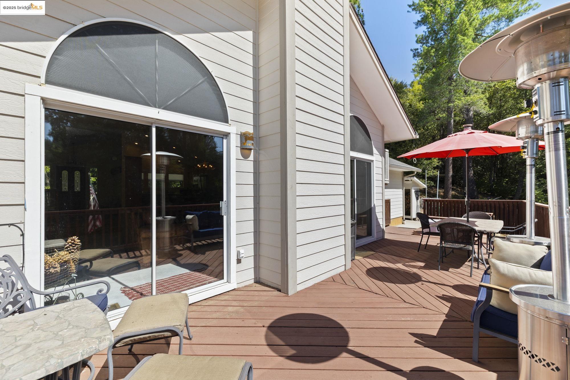 18080 Little Fuller Road Twain Harte, CA 95383 - Photo 40 of 40 Wooden deck with outdoor dining area