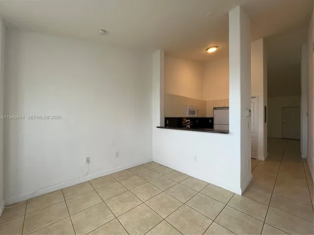 a view of an empty room