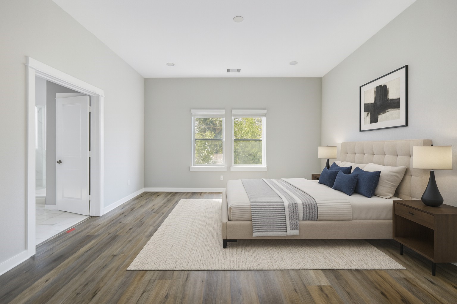 802 Berry Sage Lane Houston, TX 77022 - Photo 12 of 23 Virtually Staged Primary Bedroom