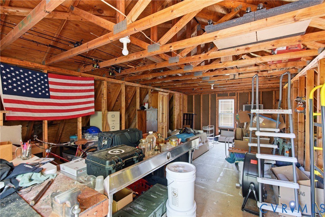 5421 Hunters Trail Road Goochland, VA 23063 - Photo 35 of 44 Storage above the garage.