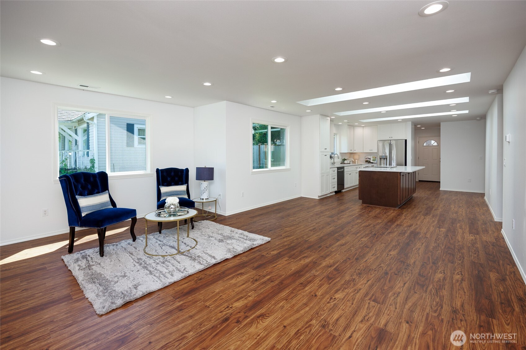 1708 Walnut Street Everett, WA 98201 - Photo 29 of 32 a living room with furniture and a wooden floor