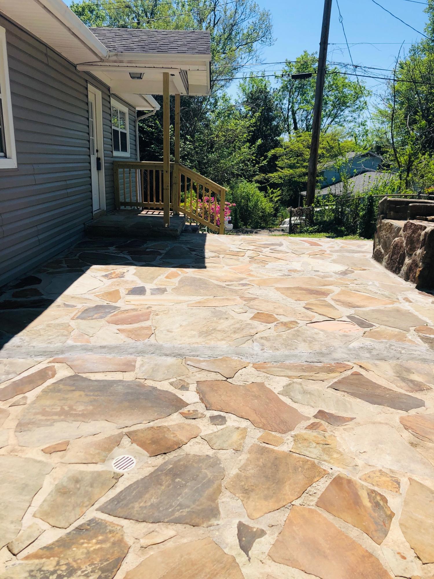 305 East Faunce Lane Oak Ridge, TN 37830 - Photo 10 of 38 Stone Patio Side View With Grill
