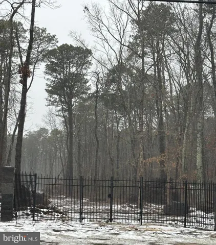 a view of a street with a building in the background