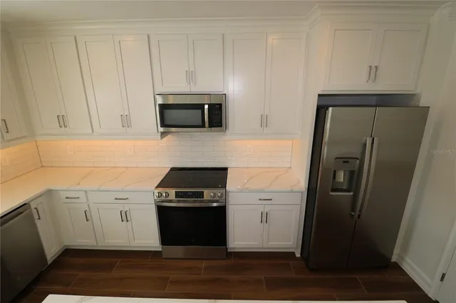 a view of hallway with stairs