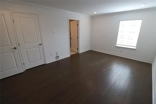 a view of a garden with pathway