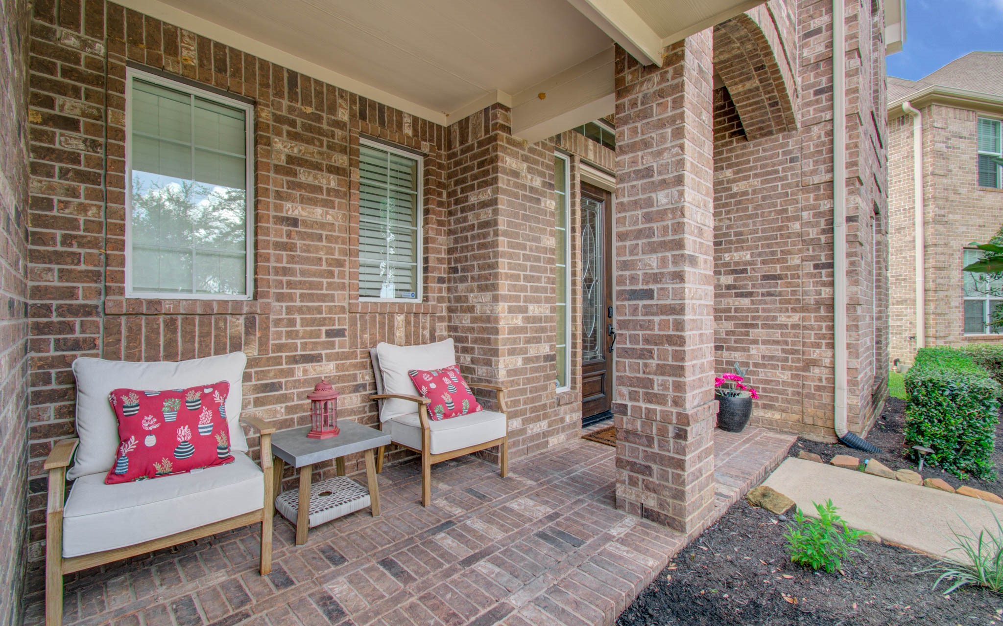 21331 Parham Circle Spring, TX 77388 - Photo 6 of 48 Covered front patio perfect for sipping coffee.