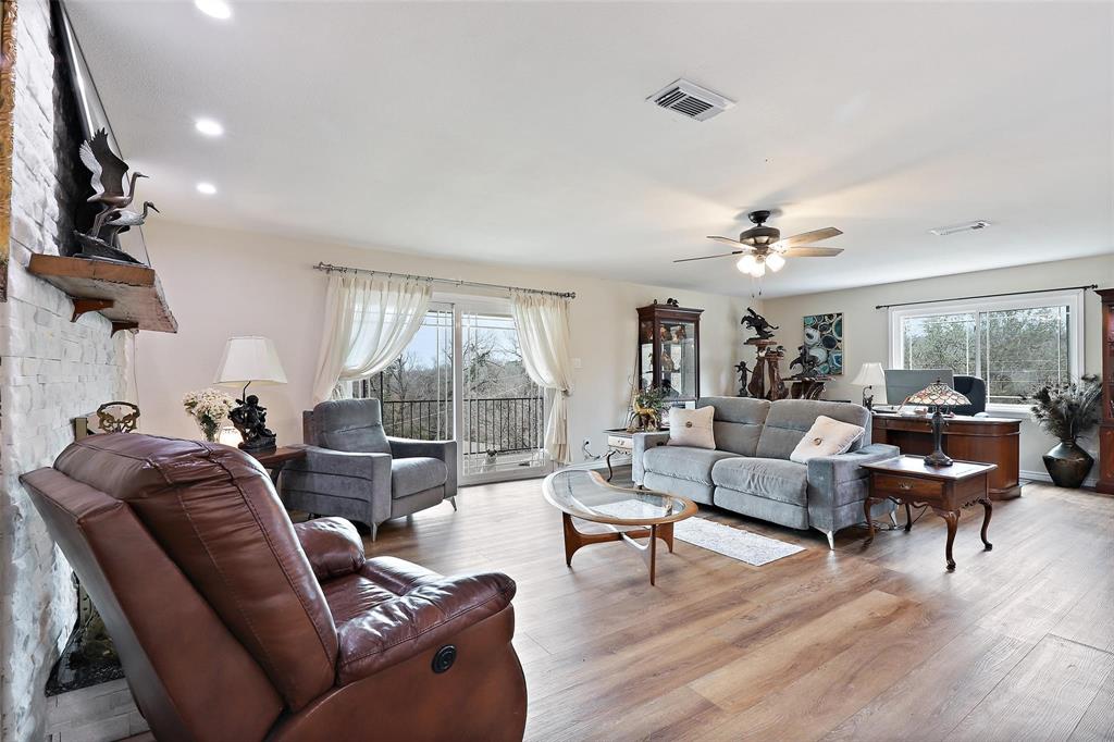 110 Vanshire Road West Lakeside, TX 76108 - Photo 14 of 34 a living room with furniture and a large window