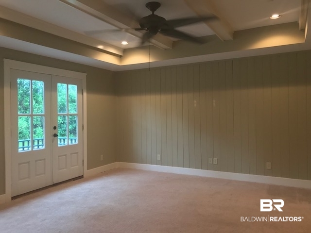 23481 Swift Church Road Elberta, AL 36530 - Photo 3 of 49 Trey Ceiling and painted exposed beams.