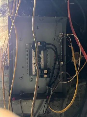 a picture of water heater room