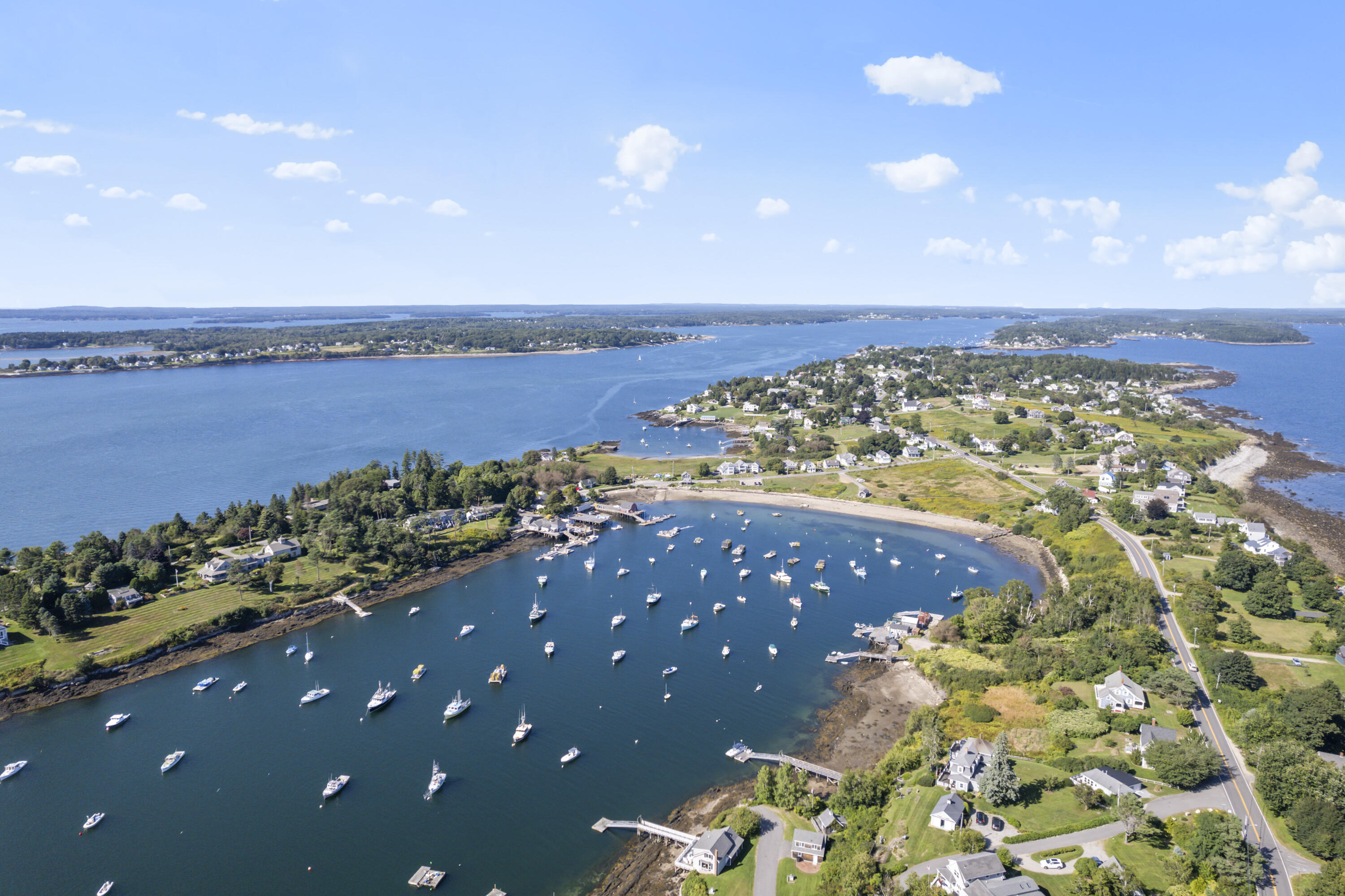 30 Stovers Point Road Harpswell, ME 04079 - Photo 63 of 65 Mackerel Cove, NW view toward 30 Stovers
