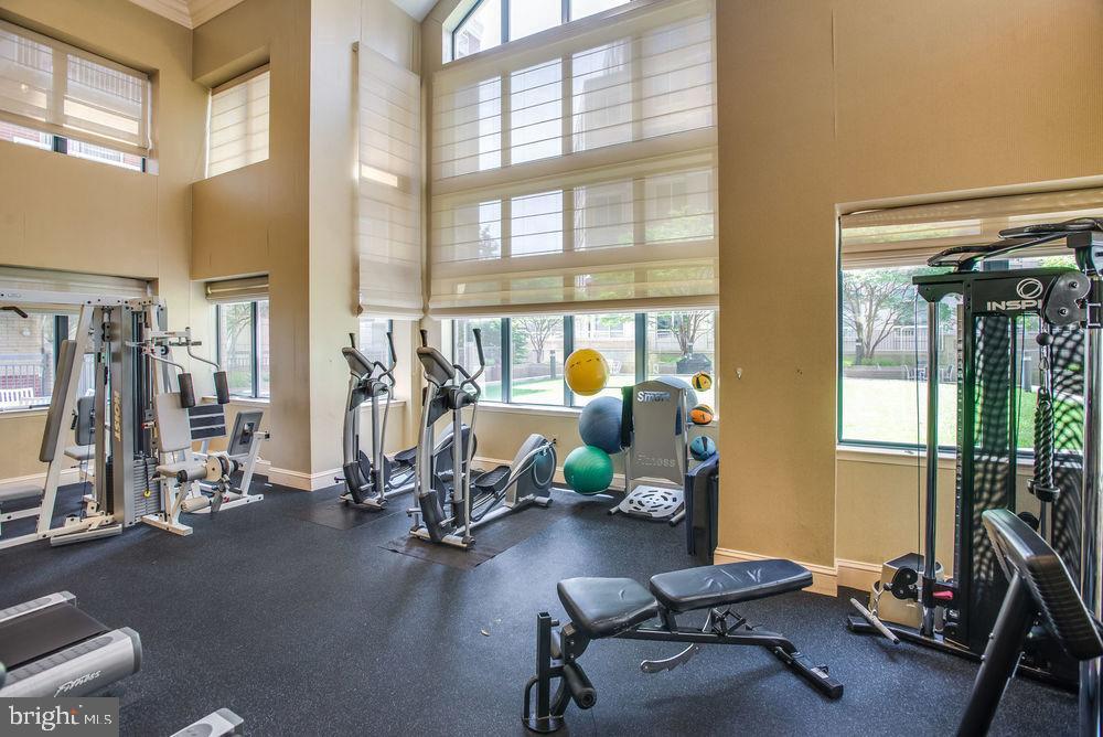 3830 9th Street North, Unit 607E Arlington, VA 22203 - Photo 14 of 17 a view of a room with gym equipment