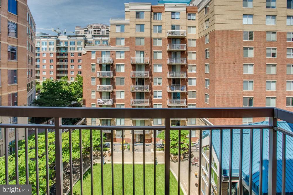 3830 9th Street North, Unit 607E Arlington, VA 22203 - Photo 10 of 17 a city view from a balcony