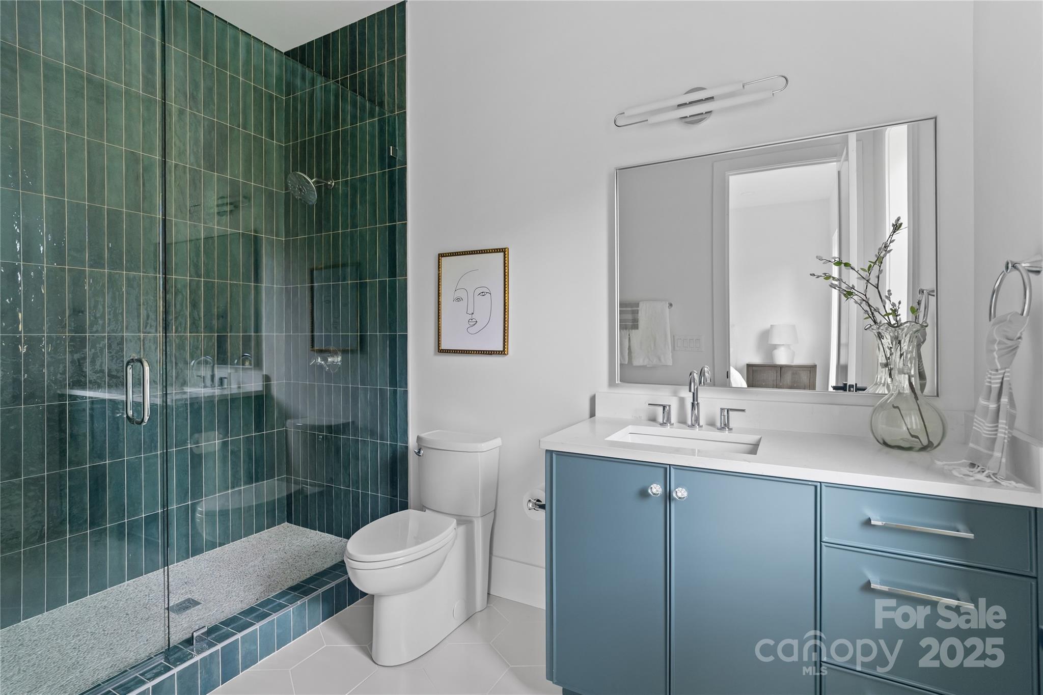 3822 Topsfield Road Charlotte, NC 28211 - Photo 25 of 43 a bathroom with a sink toilet and shower