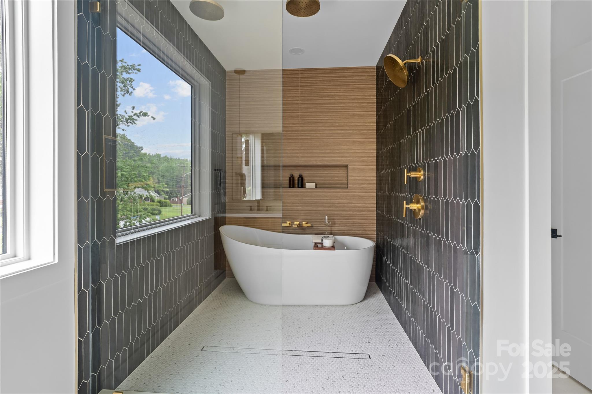 3822 Topsfield Road Charlotte, NC 28211 - Photo 36 of 43 a bathroom with a bathtub and shower