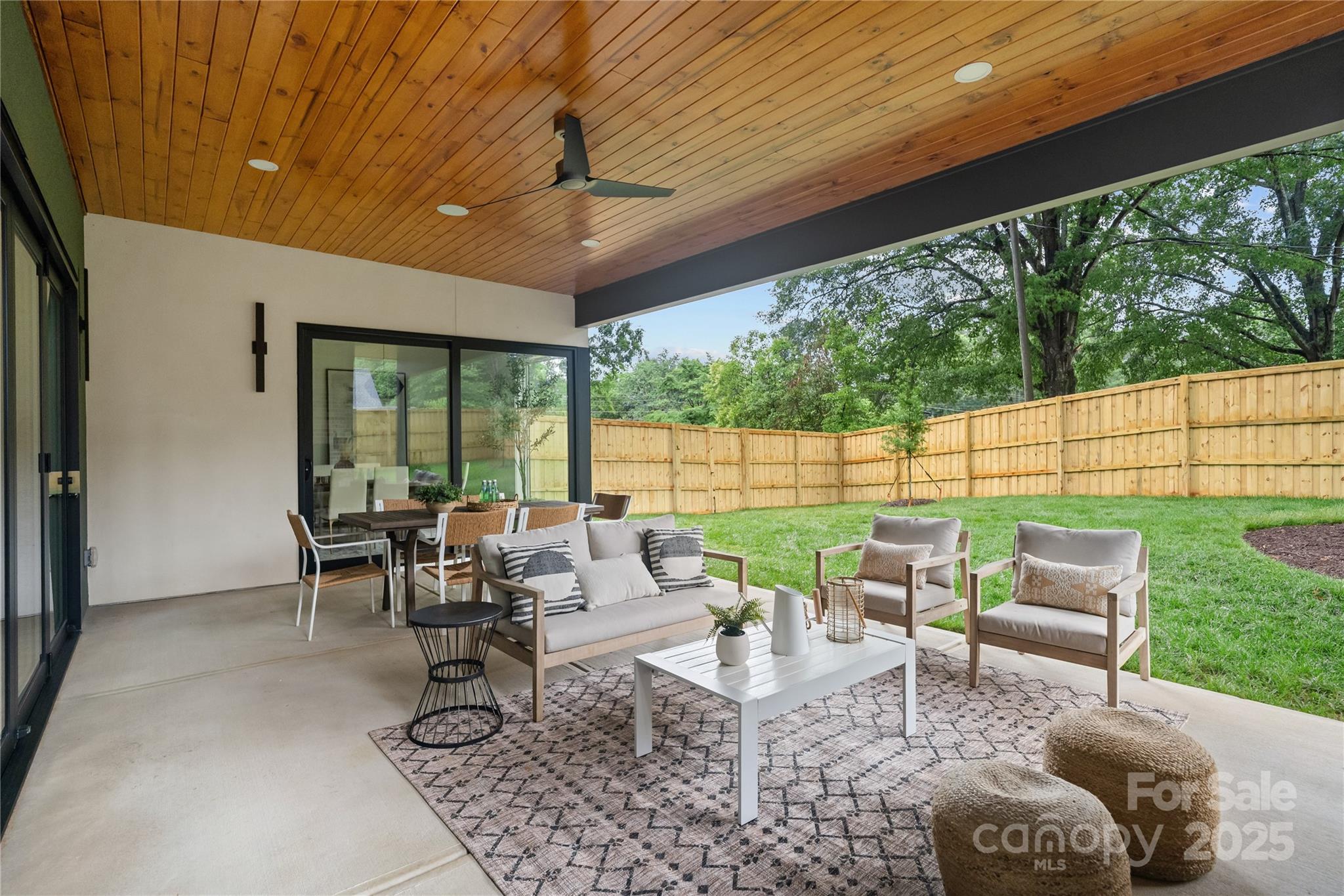 3822 Topsfield Road Charlotte, NC 28211 - Photo 8 of 43 a outdoor space with furniture and garden view