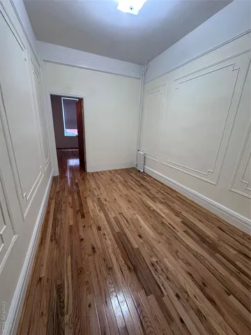 a view of wooden floor in a room