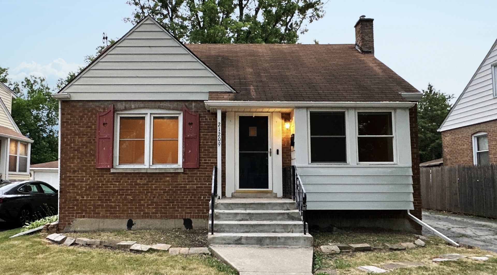 21209 Oak Street Matteson, IL 60443 - Photo 1 of 18 a view of a house with a yard