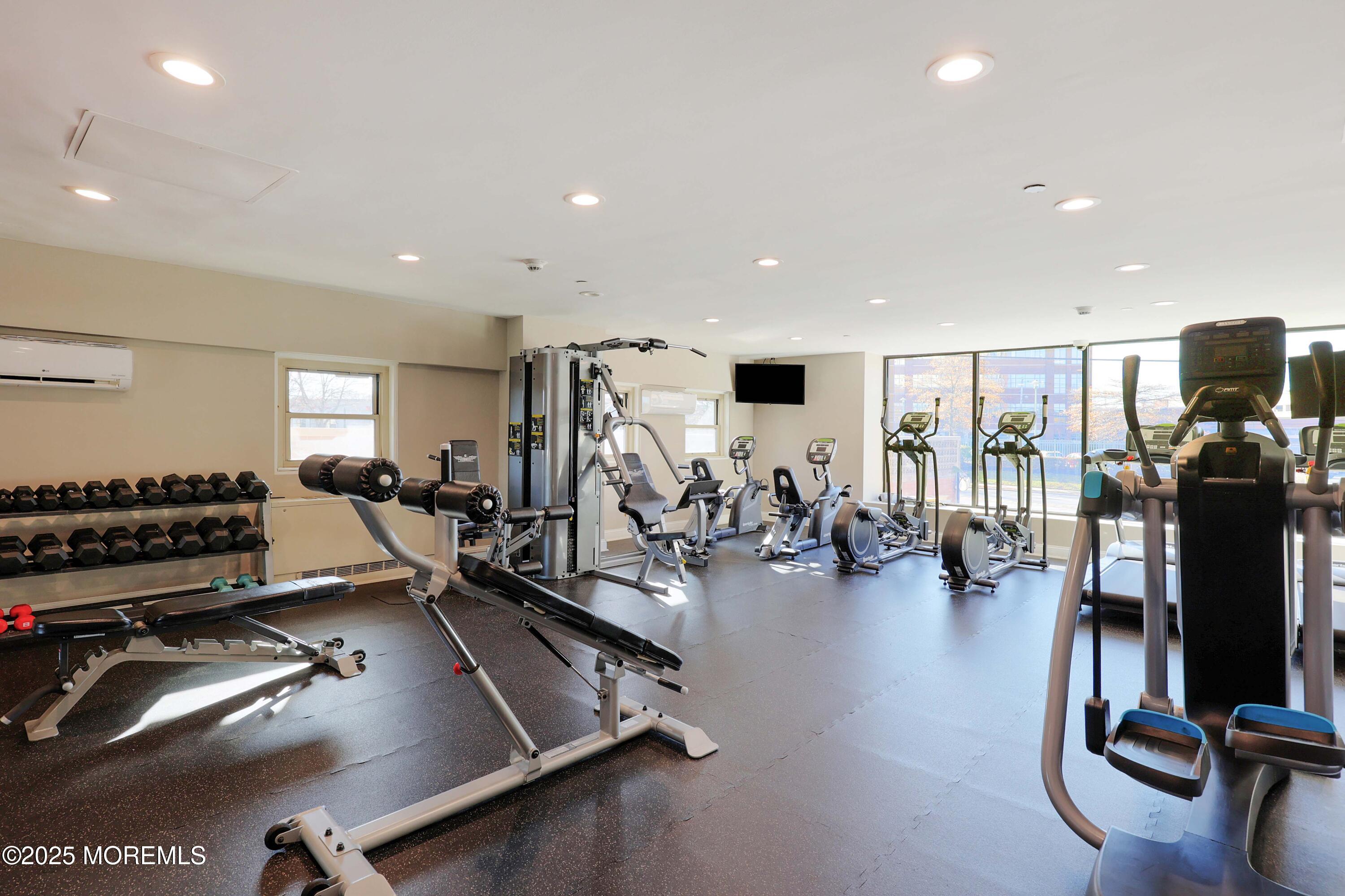28 Riverside Avenue, Unit 7D Red Bank, NJ 07701 - Photo 24 of 28 a view of a room with gym equipment
