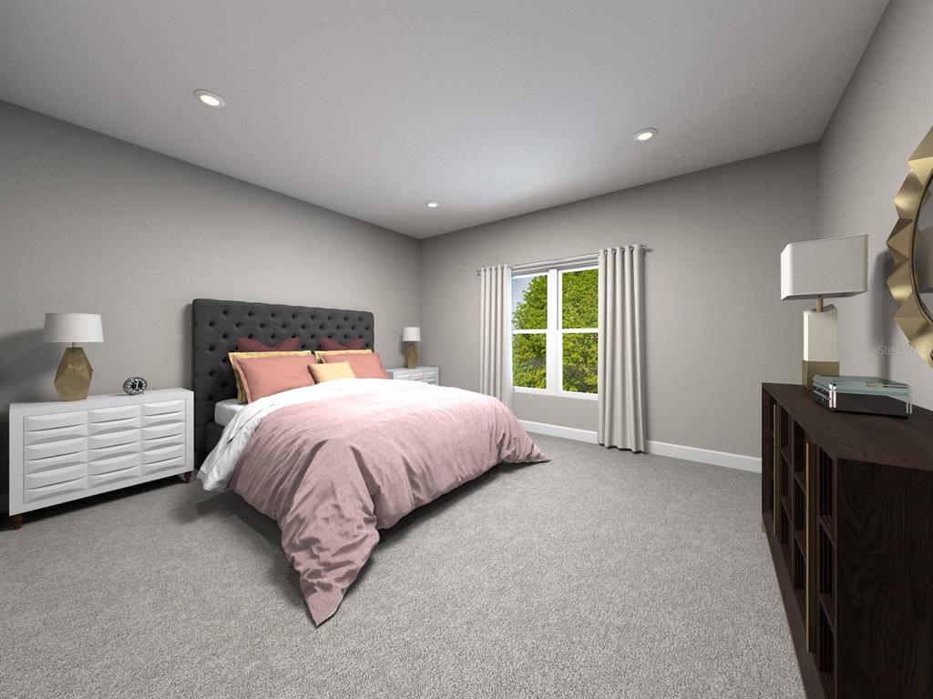 4668 Homestead Trail St. Cloud, FL 34772 - Photo 5 of 5 a spacious bedroom with a bed and a window