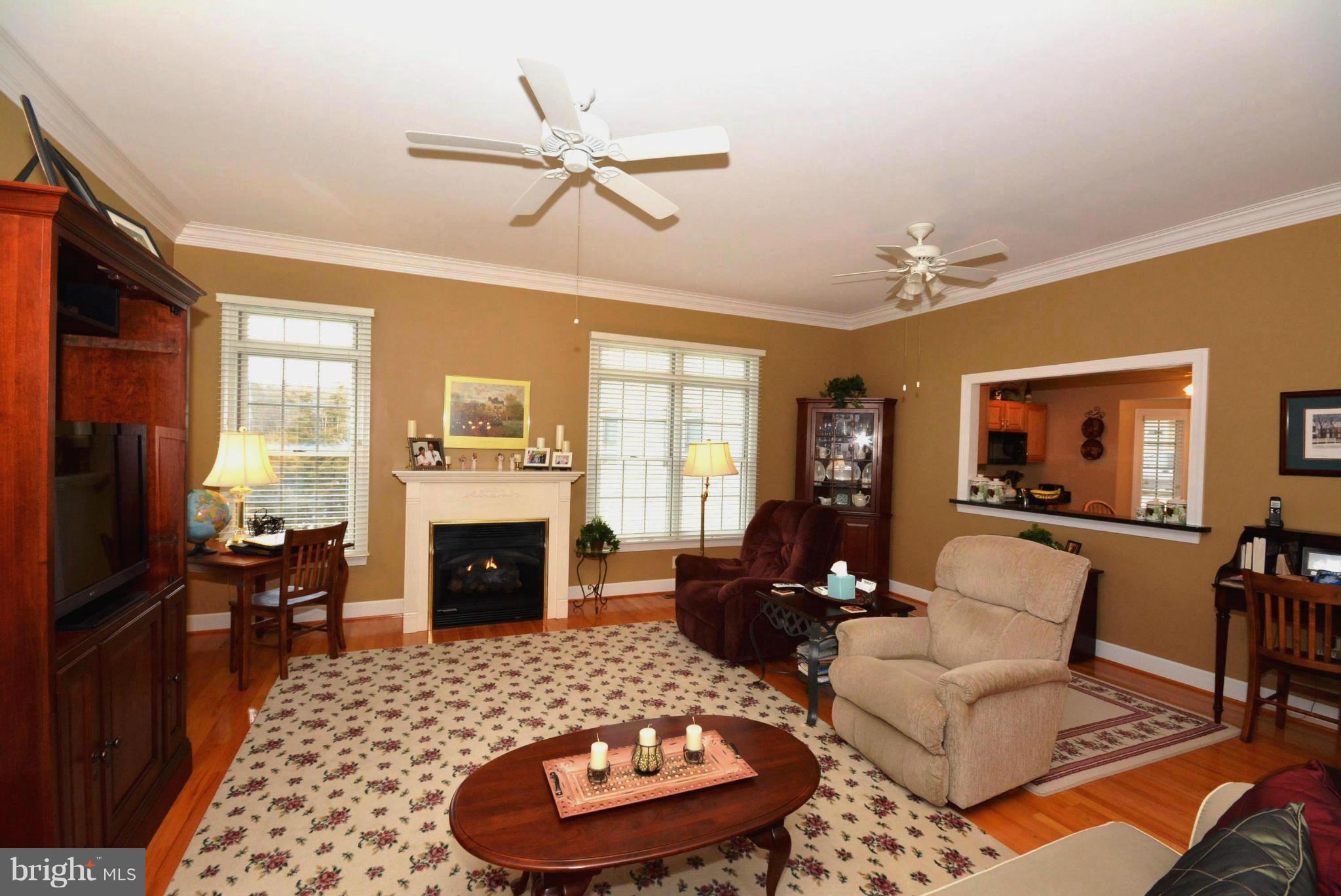 159 Ruth Court Strasburg, VA 22657 - Photo 8 of 30 LVING ROOM WITH GAS FIREPLACE