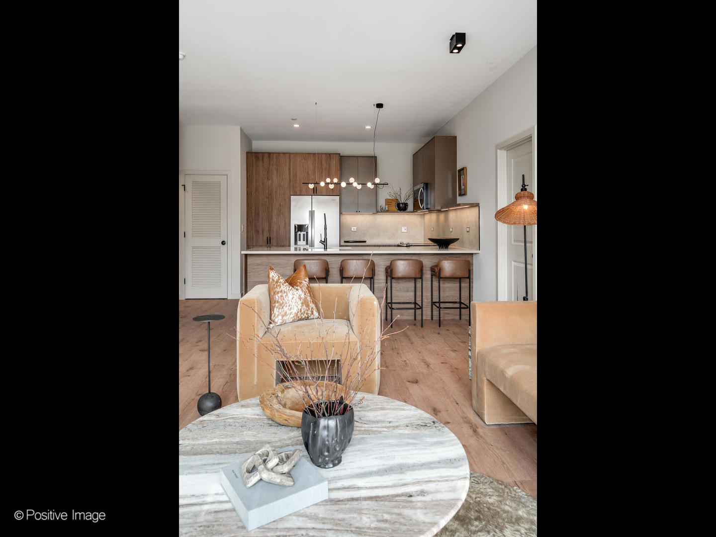 1235 North Ashland Avenue, Unit 302 Chicago, IL 60622 - Photo 18 of 25 a view of a dining room with furniture