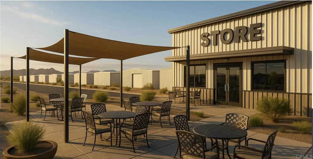 a view of an chairs and tables in the balcony