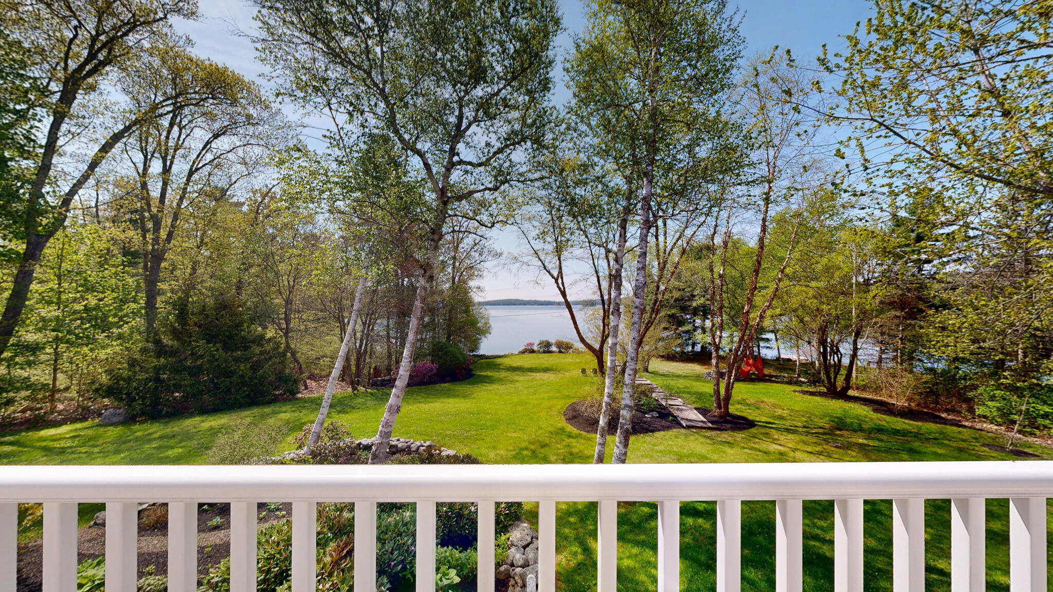 299 Gates Road Jefferson, ME 04348 - Photo 41 of 121 View From Primary Bedroom Suite