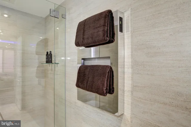 a view of a livingroom with wooden floor