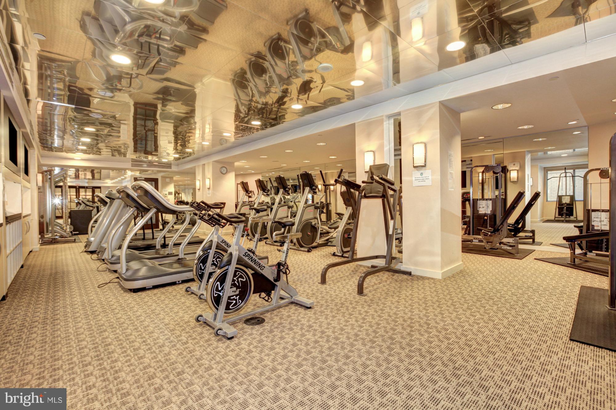 11710 Old Georgetown Road, Unit 208 North Bethesda, MD 20852 - Photo 22 of 28 a view of a room with gym equipment