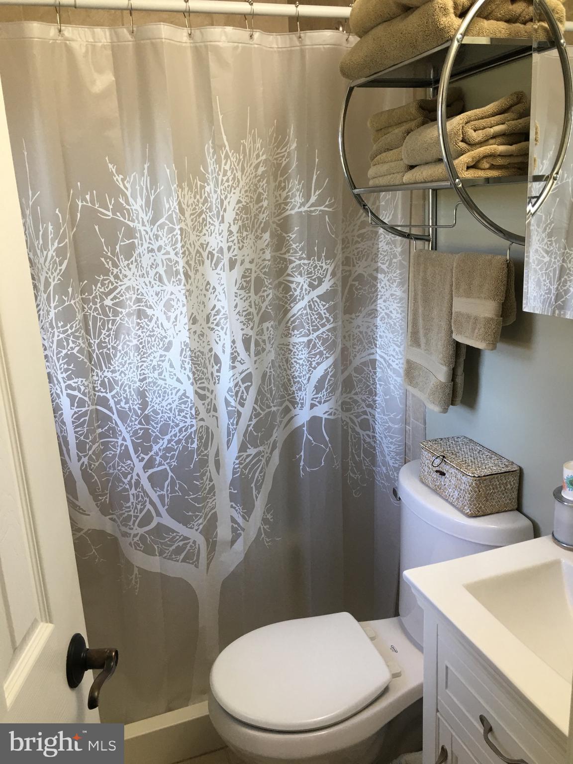 39030 Chaptico Road Mechanicsville, MD 20659 - Photo 15 of 23 a white toilet sitting next to a shower curtain