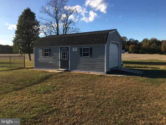 a backyard of a house