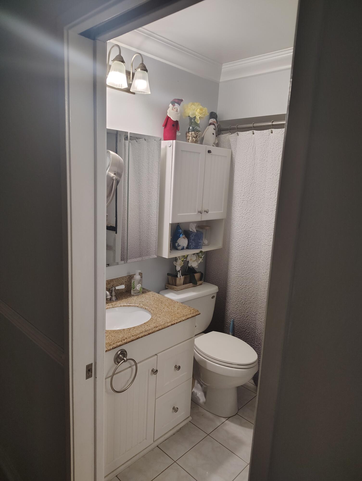 7024 Northwest 63rd Street Tamarac, FL 33321 - Photo 41 of 50 a bathroom with a double vanity sink mirror and toilet