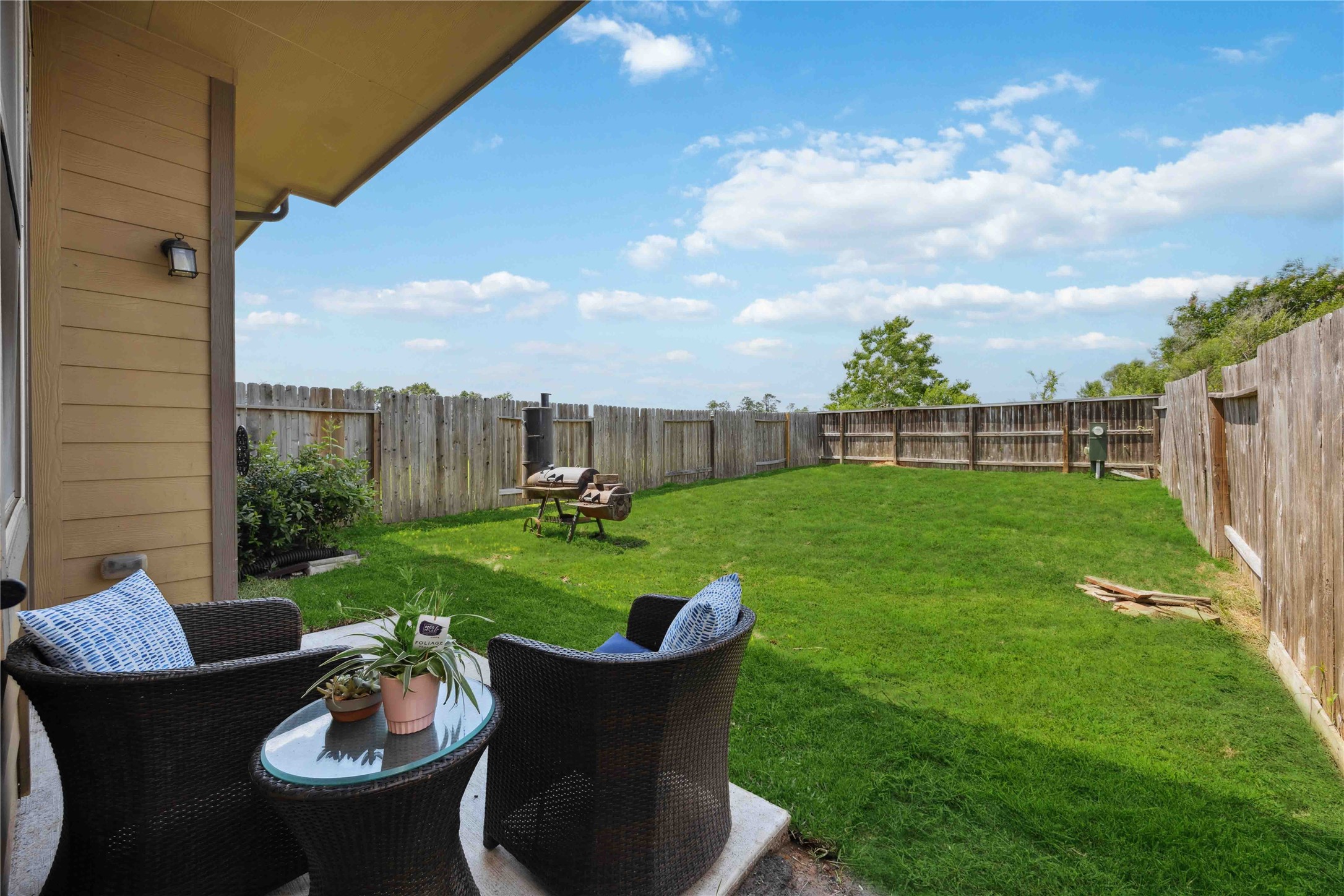 323 Biltmore Loop Montgomery, TX 77316 - Photo 25 of 27 Enjoy outdoor living in a private backyard with no rear neighbors.