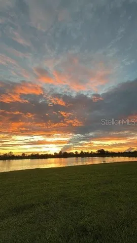 a view of an ocean and beach