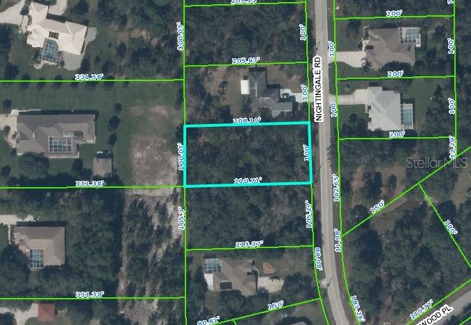 9215 Nightingale Road Weeki Wachee, FL 34613 - Photo 1 of 1 Aerial View