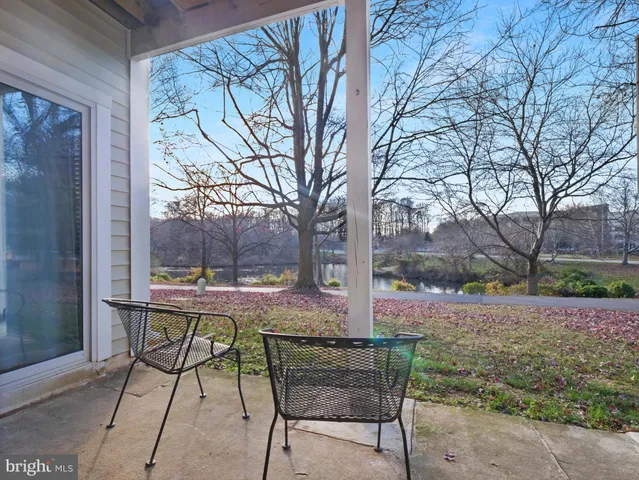 a view of a porch with a yard