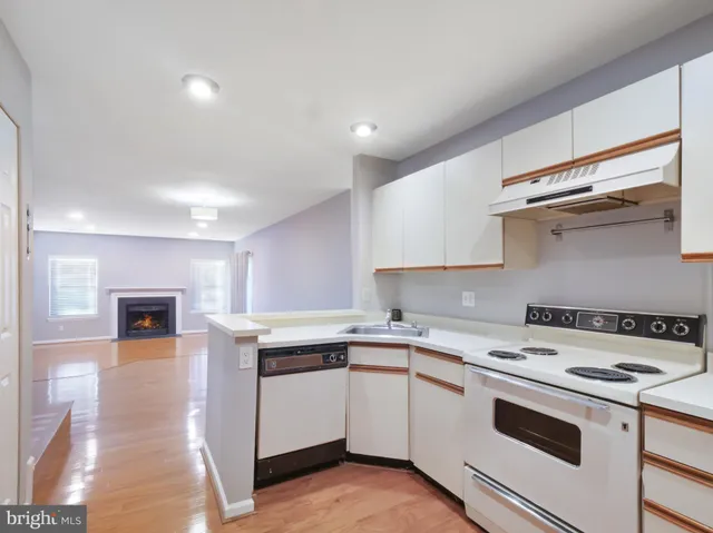 a front view of a building with a outdoor space