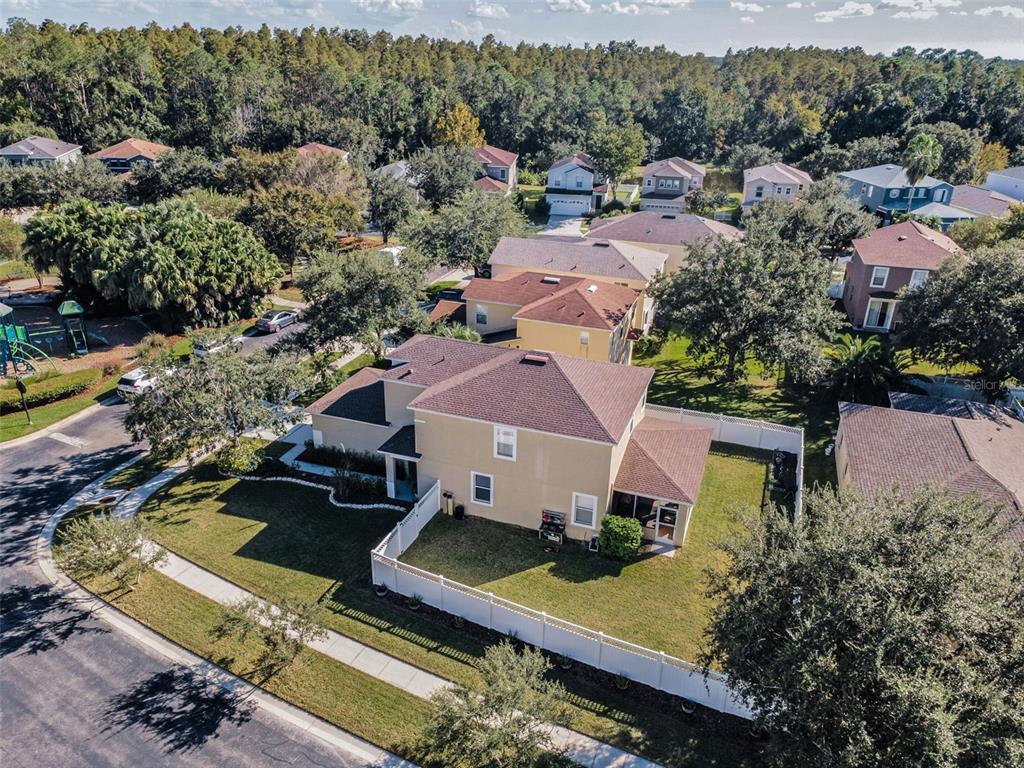 3619 Hatchbend Way Wesley Chapel, FL 33544 - Photo 55 of 86 an aerial view of a house