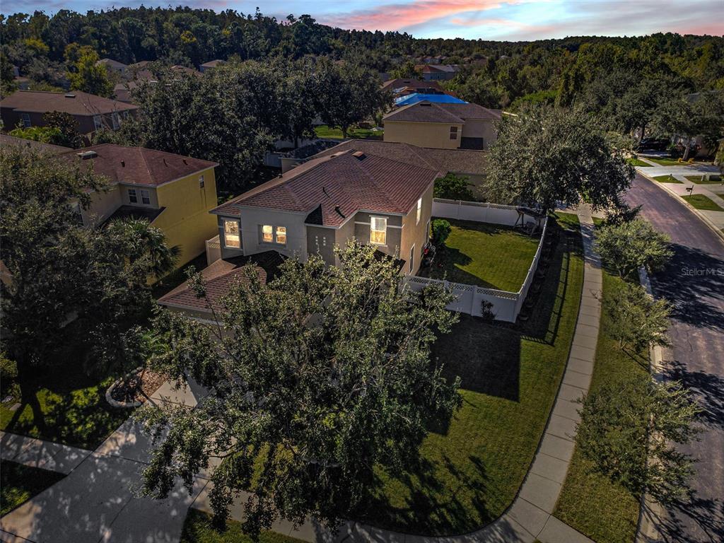 3619 Hatchbend Way Wesley Chapel, FL 33544 - Photo 85 of 86 a aerial view of a house with a yard
