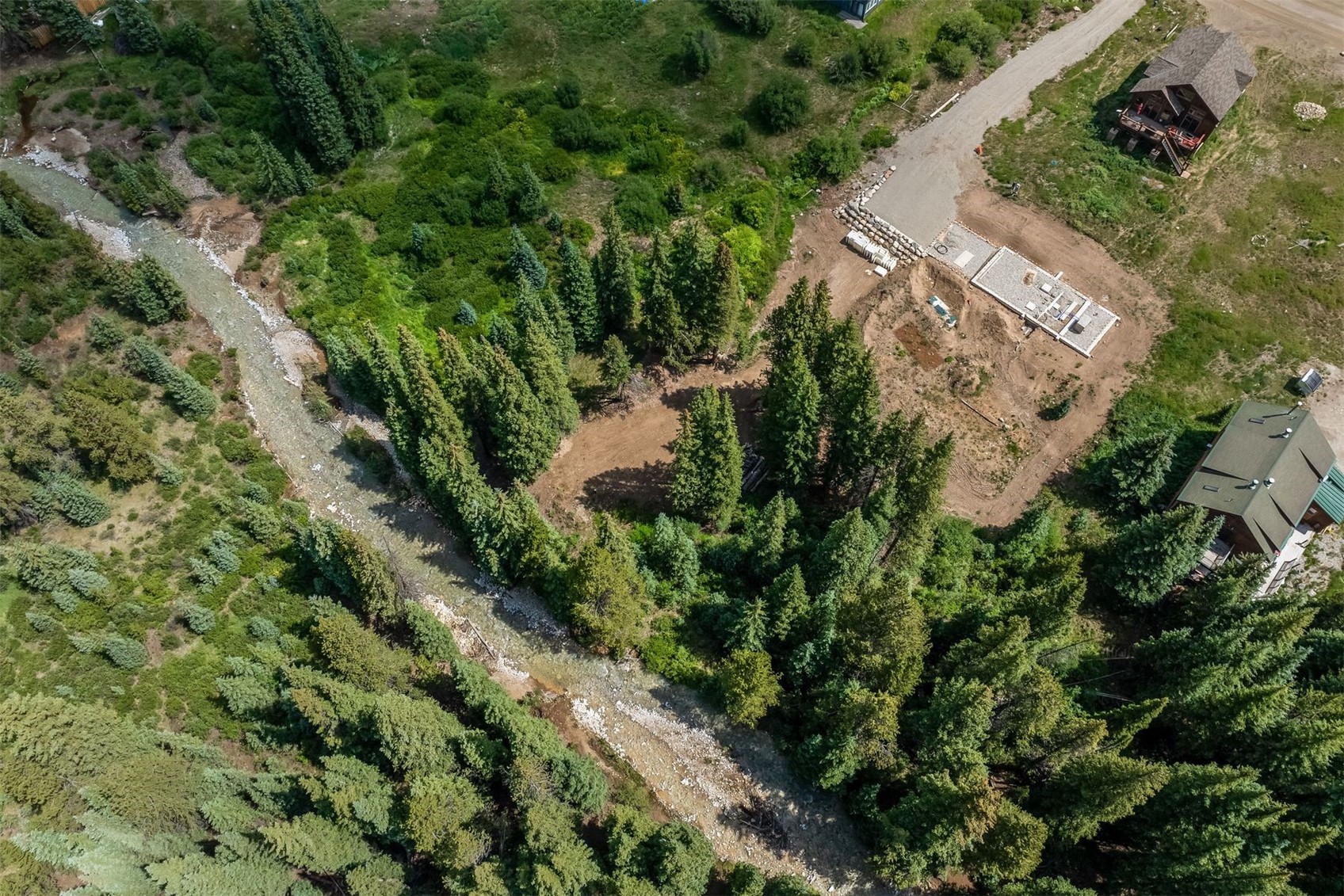5400 Montezuma Road Montezuma, CO 80435 - Photo 17 of 31 an aerial view of a house with a yard
