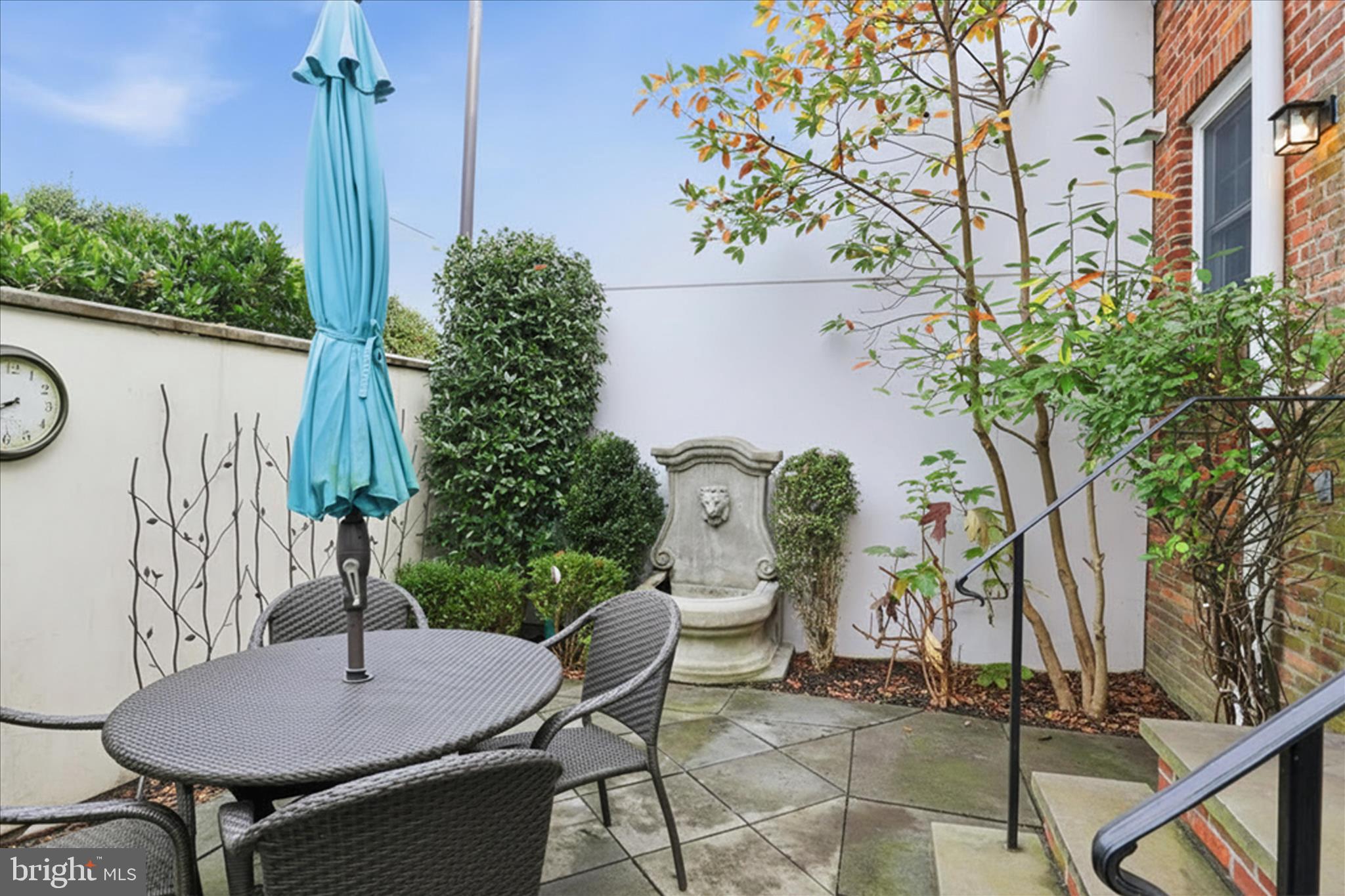 3011 Dumbarton Street Northwest Washington, DC 20007 - Photo 42 of 49 Water fountain perfect for summer dinners