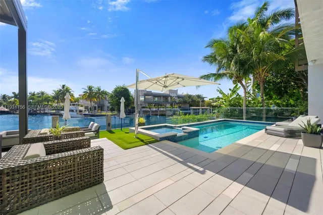 a view of a house with swimming pool