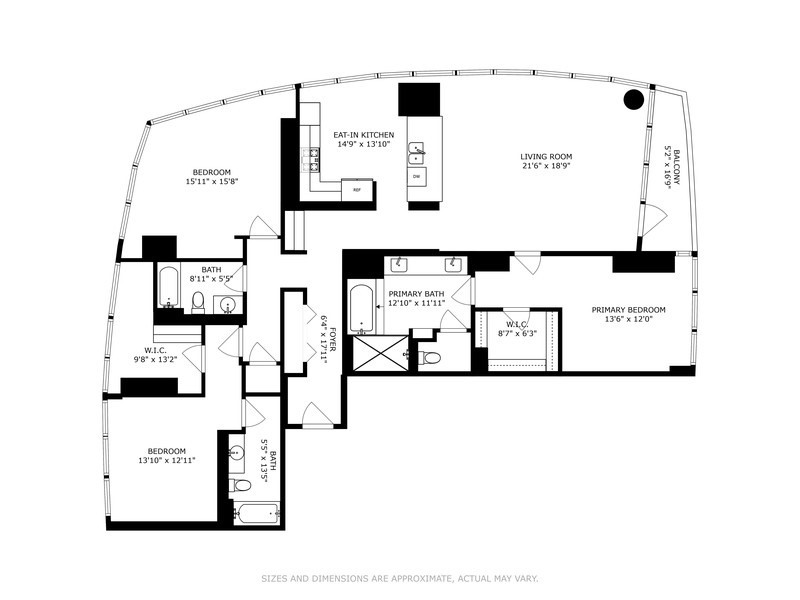 1211 South Prairie Avenue, Unit 606 Chicago, IL 60605 - Photo 44 of 44 a picture of a floor plan