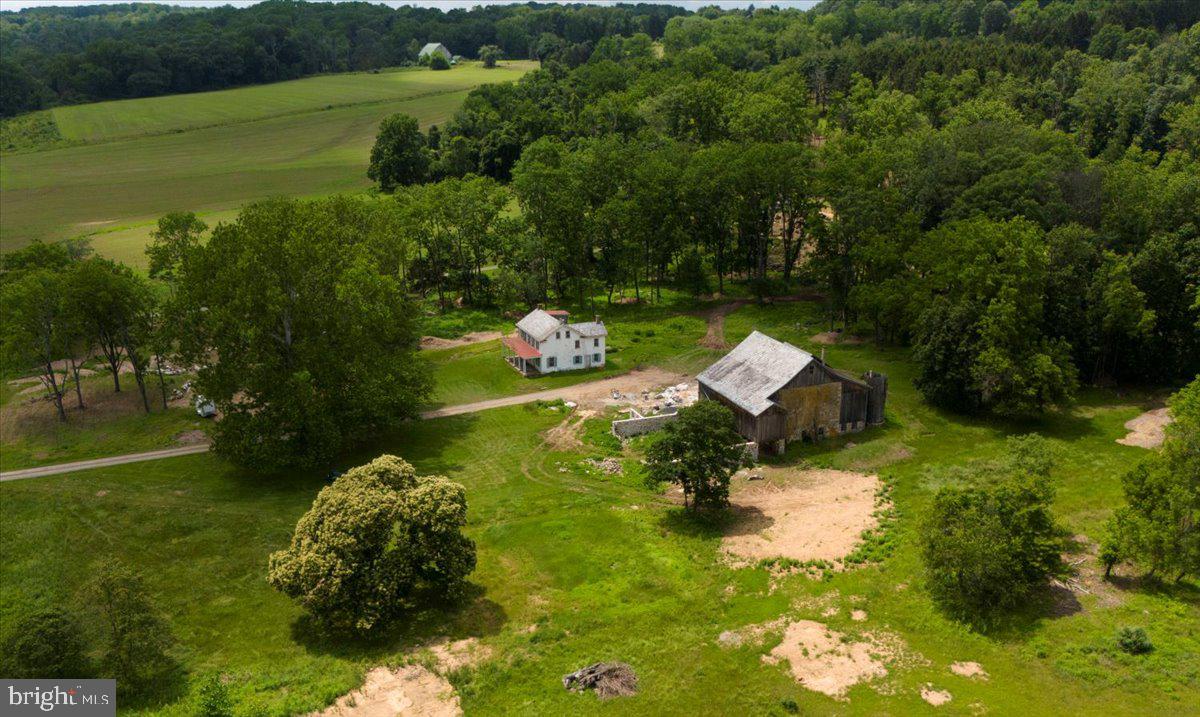 6859 Phillips Mill Road New Hope, PA 18938 - Photo 17 of 18 an aerial view of a house with a yard