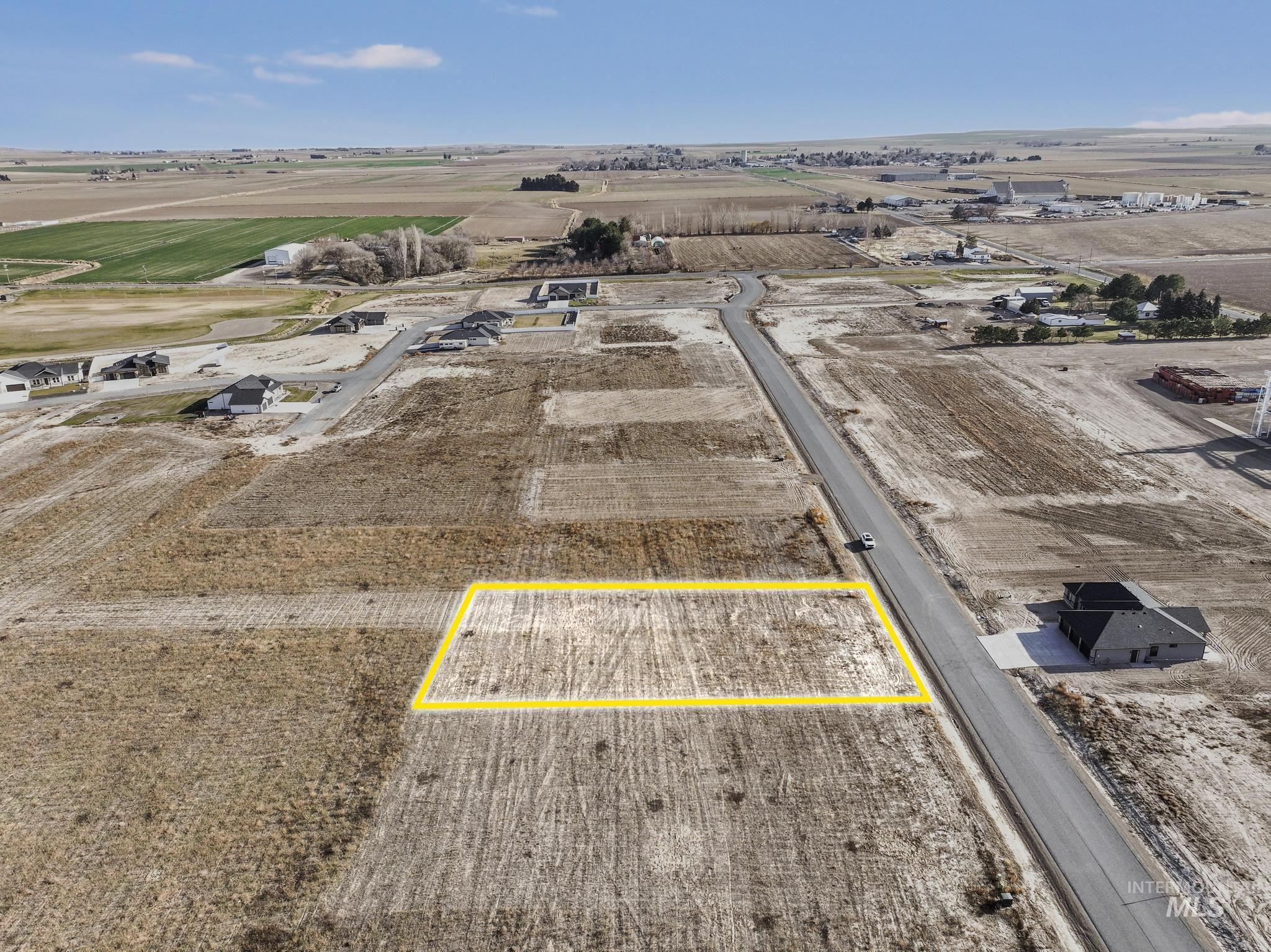 3676 East 3711 Street Kimberly, ID 83341 - Photo 4 of 42 Overview of rural landscape with extensive farmland and property boundaries highlighted