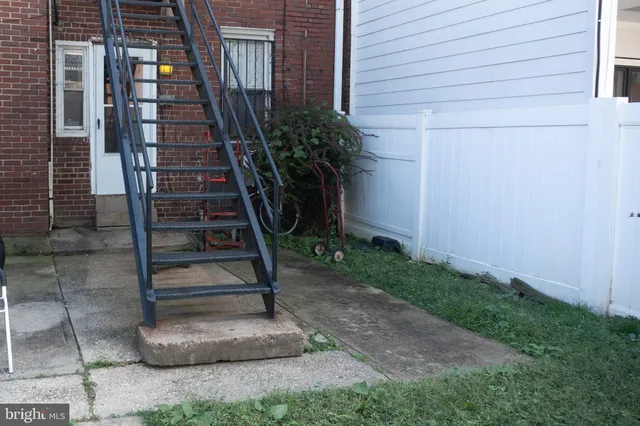 a view of outdoor space and deck