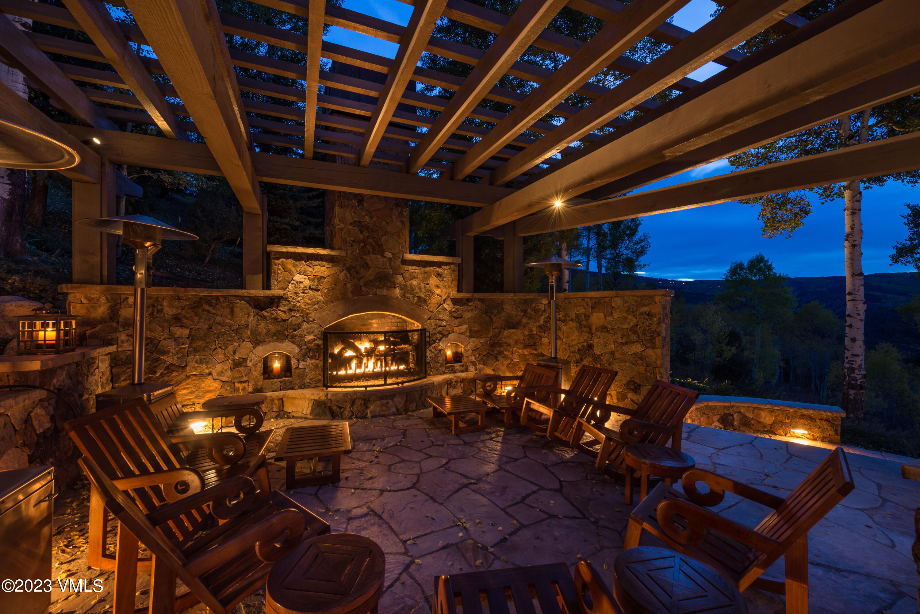 285 Little Andorra Road Edwards, CO 81632 - Photo 14 of 30 Outdoor Fireplace