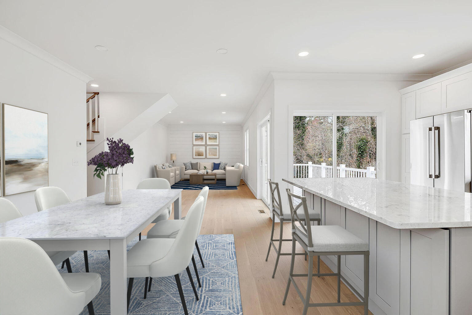 66 Doane Road Harwich Port, MA 02646 - Photo 8 of 40 a dining room with furniture and wooden floor