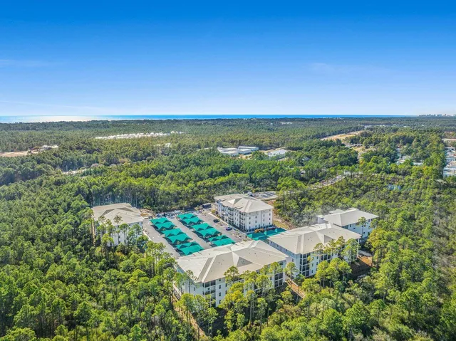 a front view of a building with street view