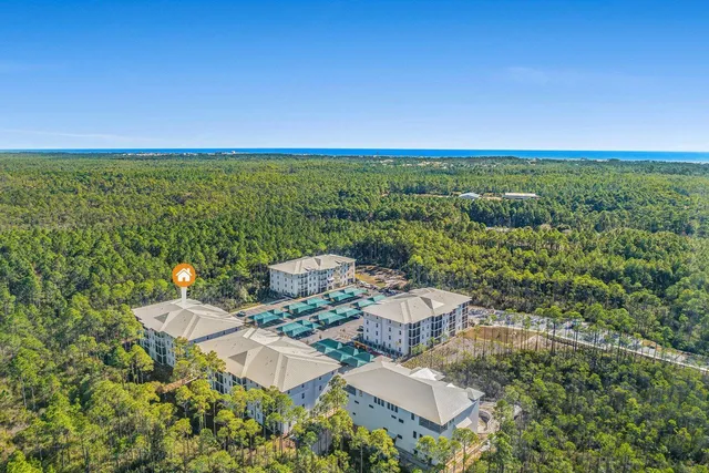 a front view of a building